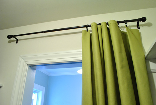 Curtains Inside Closet