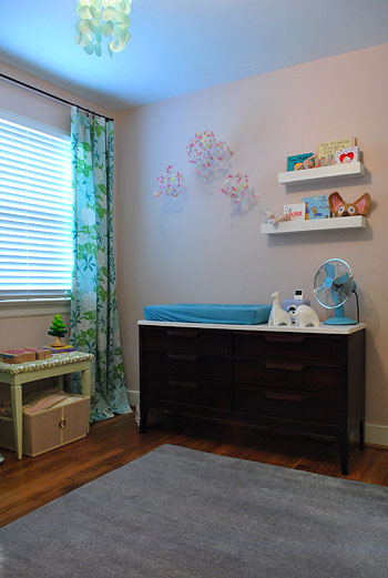 mismatched nursery furniture