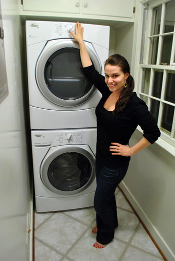 stackable washer dryer for short people