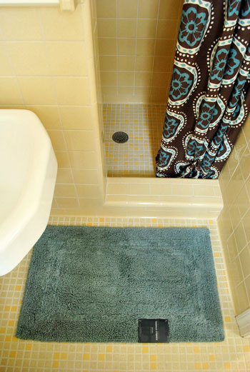 Bathroom Mat Blue