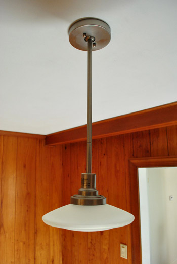 Pendant light fixing