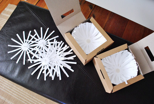 Ikea paper deals flower chandelier