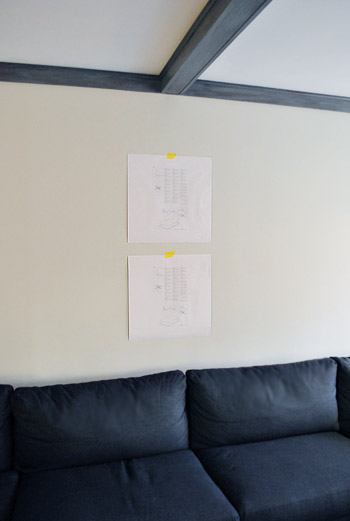 How To Hang A Grid Of Frames Over The Couch And What Not To Do