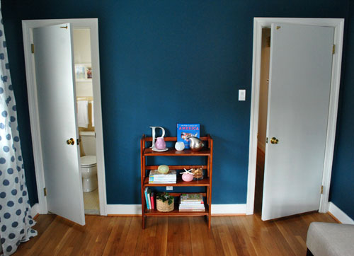 Guest Room Bookcase Wall