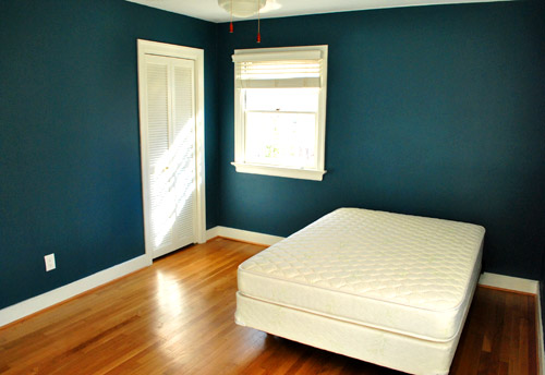Bold Teal Walls A Handy How We Cut In Young House Love - Teal Wall Paint Color