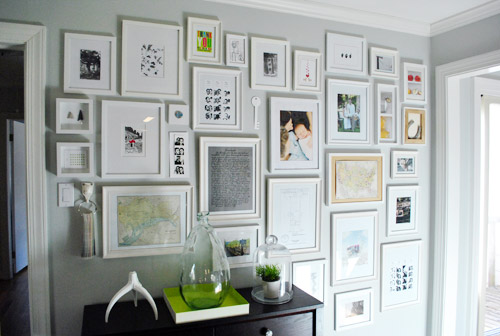 The EASY Way to Make a Gallery Wall Template - Harbour Breeze Home