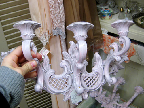 Granny Candle Sconces