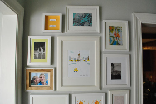 Humble clip-frame makes way for the chic 'gallery wall