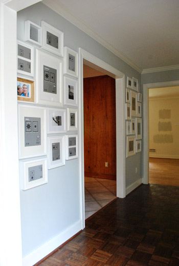 How To Make A Giant Hallway Frame Gallery