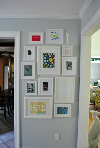 Humble clip-frame makes way for the chic 'gallery wall