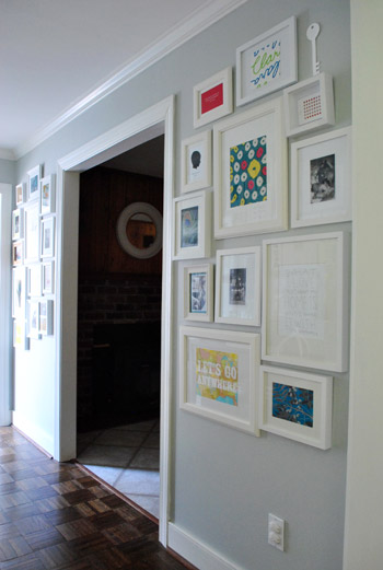 Humble clip-frame makes way for the chic 'gallery wall