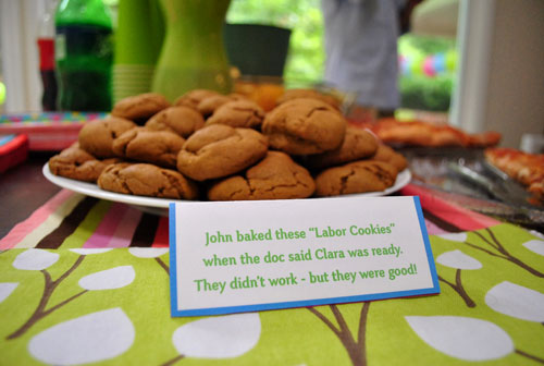 Labor Cookies Card