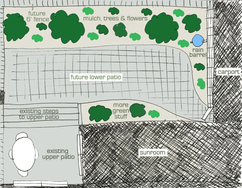 Patio Plan Sketch