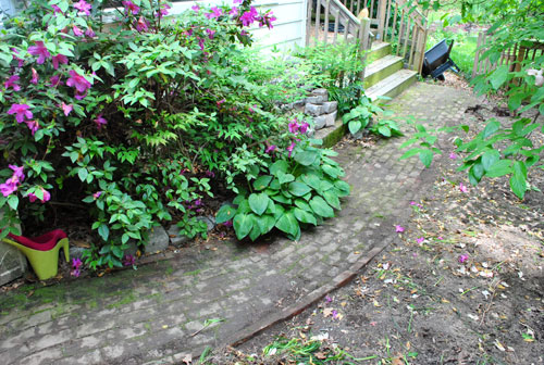 Dig Brick Path Before