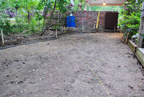 Laying a stone patio 2024 in sand