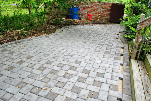 How to make a 2024 sidewalk with patio blocks