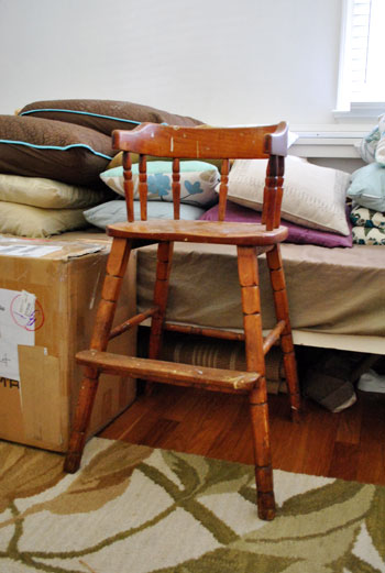 old wooden high chairs