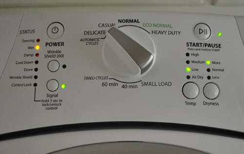 Green Dryer Settings