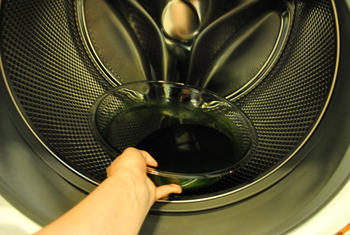 Green In Washer