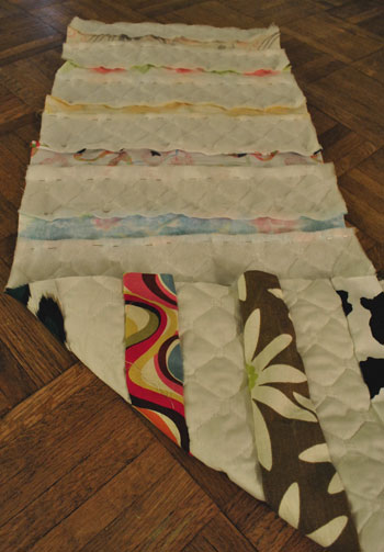 Quilt Strip Pinned