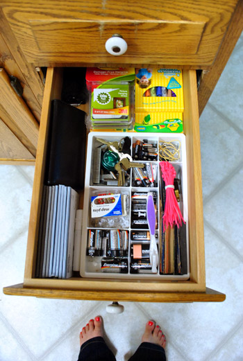 Organizing the Junk Drawer - Balancing Home