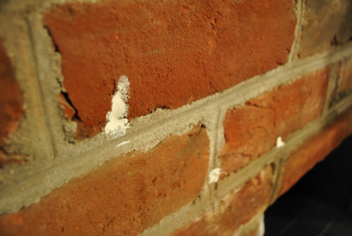 Caulking Brick Cracks