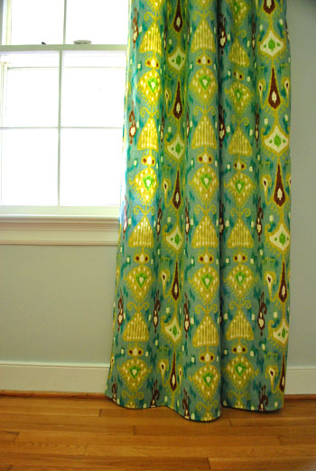 Curtain Hung Bottom Hem