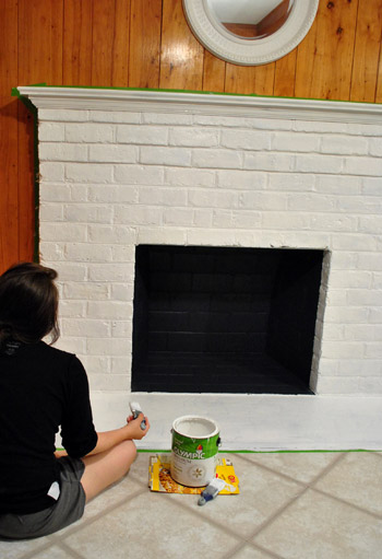 Painting Fireplace