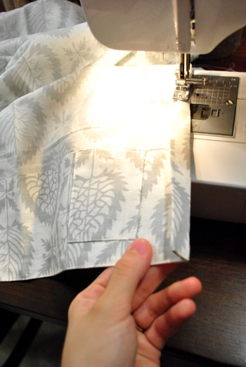 Sewing Curtain Hem