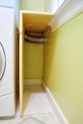 Adding Built-In Shelves Next To Our Washer & Dryer | Young House Love