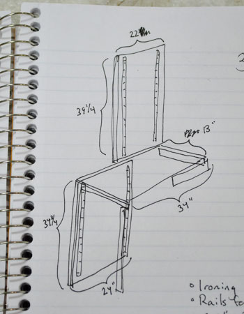 Cubby Shelf Sketch