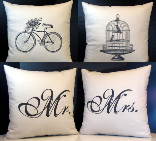 Word Garden Pillows