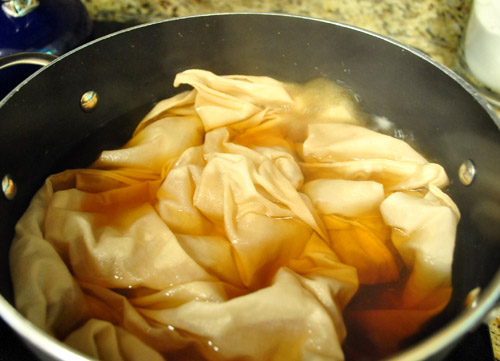 Tea Stained In Pot