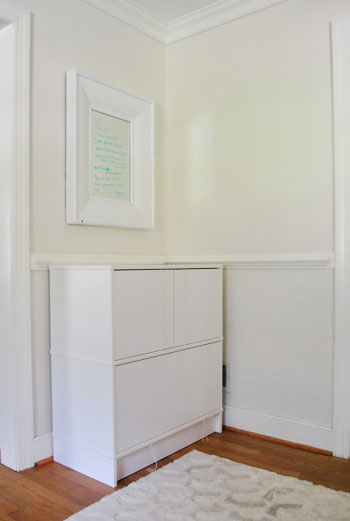 Installing a paper towel rack under a cabinet - House of Hepworths