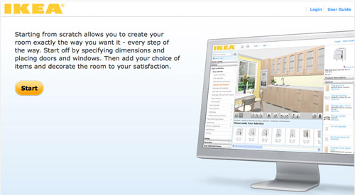 3D Ikea Homepage