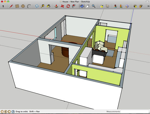 Online Tools for Planning A Space in 3D