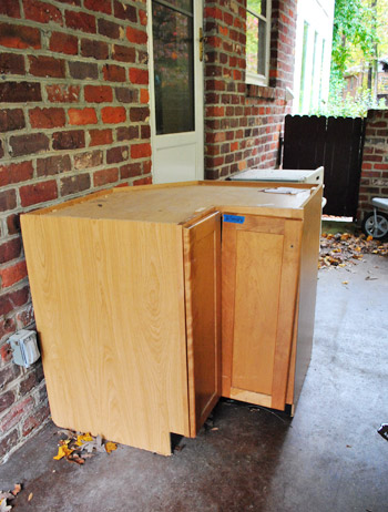 Cabinet In Carport