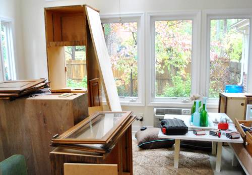 Cabinets In Sunroom