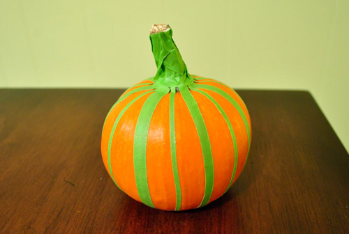 Pumpkins 5 Striped Pumpkin