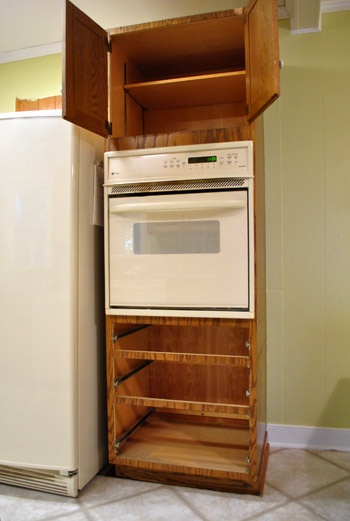 Moving Cabinets Around Removing Granite Counters Young House Love - How To Build A Double Wall Oven Cabinet