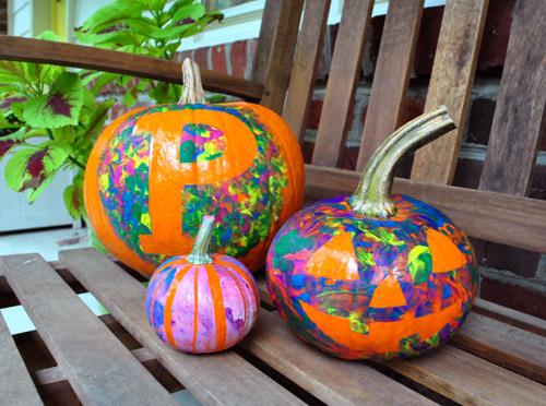 Pumpkins Outside