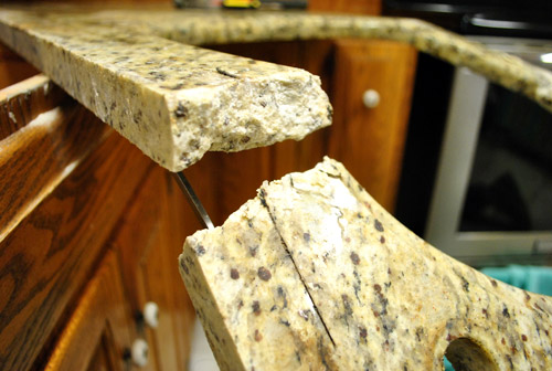 Kitchen Reno Removing Our Sink Our Old Granite Counters Young