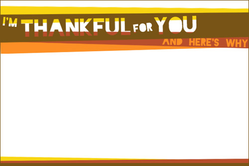 Thankful Card