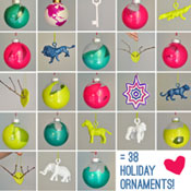 38 Holiday Ornaments