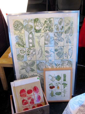 Craft Fair Vegetable Print