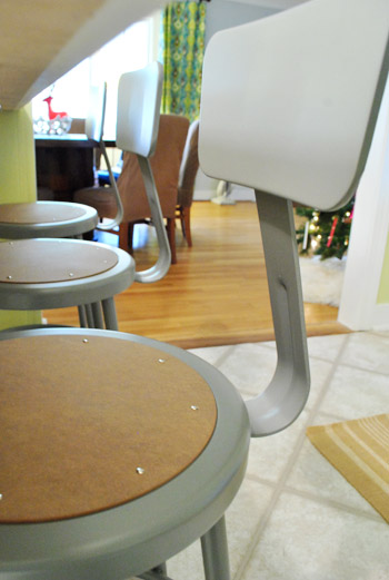 Stools Close On Backrest