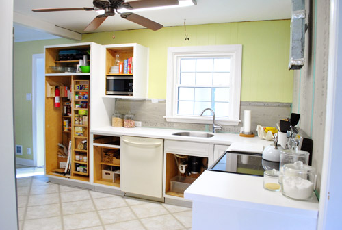 Painted Full To Sink Pantry