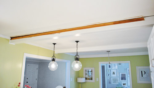 Hanging Crown Molding In The Kitchen Young House Love