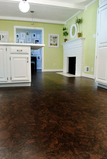How To Install A Floating Cork Floor Young House Love - Cork Floor Paint Color