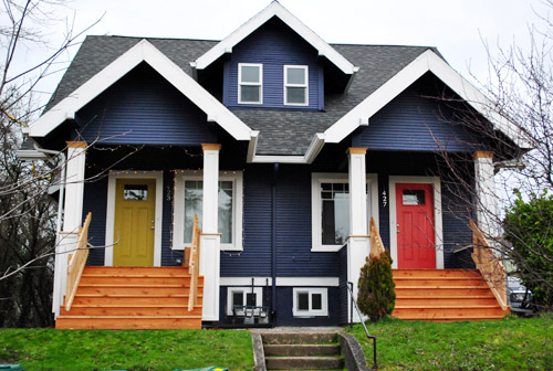 PDX Houses Blue Bungalow